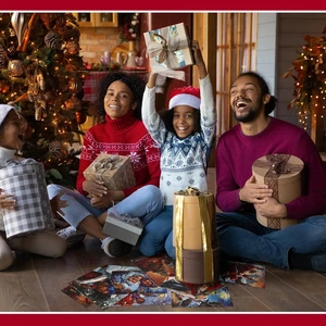 100 Sets African American Christmas Cards Bulk Black Religious Santa Claus Gr... - Picture 1 of 6