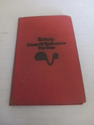 Vintage 1939 RITUAL ORDER OF THE RAINBOW FOR GIRLS Masonic Youth ~ Mark Sexson - Image 1 of 3