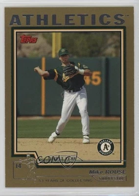 2004 Topps Traded and Rookies Gold /2004 Mike Rouse #T151 RC - Image 1 of 2