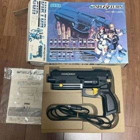 Boxed SS Sega Saturn GUN CONTROLLER Virtua Cop HSS-0152 - CRT TV Only-