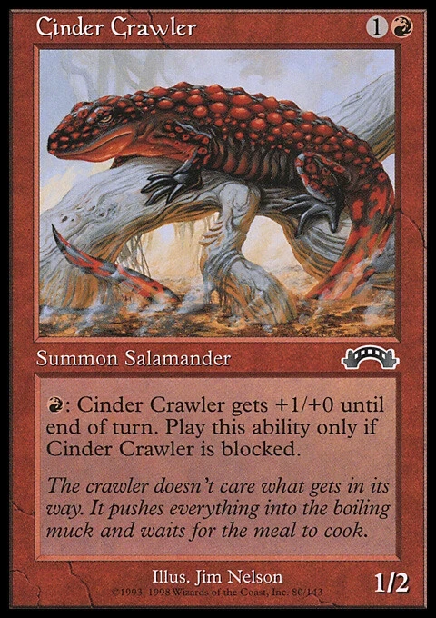 Cinder Crawler Exodus MTG LP - Image 1 of 1