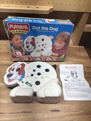 Dot The Dog - Juegos Playskool Vintage - Juego de memoria a juego - 1995 - Completo Foto 1 de 4