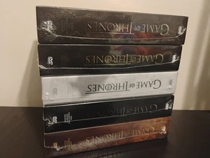 - Game of Thrones DVD Box Set Seasons 1,2,3,4,5 All Sealed. - Picture 1 of 6