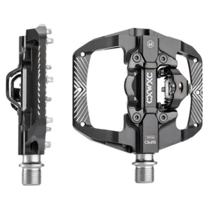 MTB Pedal Flat Bicycle SPD Pedal Dual Function 3 Sealed Bearing Cleat Bike Pedal - Picture 1 of 15
