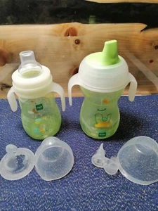 MAM Trinklernflasche hartem Auslauf, Trinkbecher mit leuchtendem Griff - Bild 1 von 9