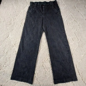 Lee Platinum Label No Gap Waistband Long Stretch Pants Black Gray -Sz 10 - 34X32 - Picture 1 of 11