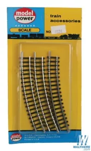 NEW Model Power 4924 Curved Track R2 N Scale FREE US SHIP - Picture 1 of 1