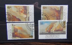 Alderney 1992 300th Anniversary of the battle of La Hogue set Used - Picture 1 of 1