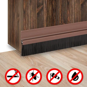 Türbodendichtung Zugluftstopper Bürstendichtung Selbstklebend Streifenbürste 1m - Bild 1 von 18