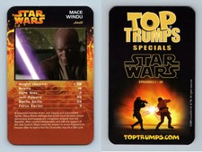 Mace Windu - Star Wars Episodes I-III 2005 Top Trumps Specials Card