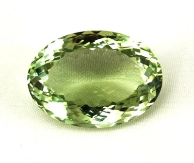 Shola Genuine 29.72 Ct Natural Green Prasiolith (Green Amethyst), Prasiolite - Image 1 of 2
