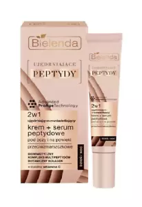 BIELENDA FIRMING PEPTIDES COLLAGEN CREAM + SERUM 2IN1 UNDER THE EYES AND EYELIDS - Picture 1 of 1