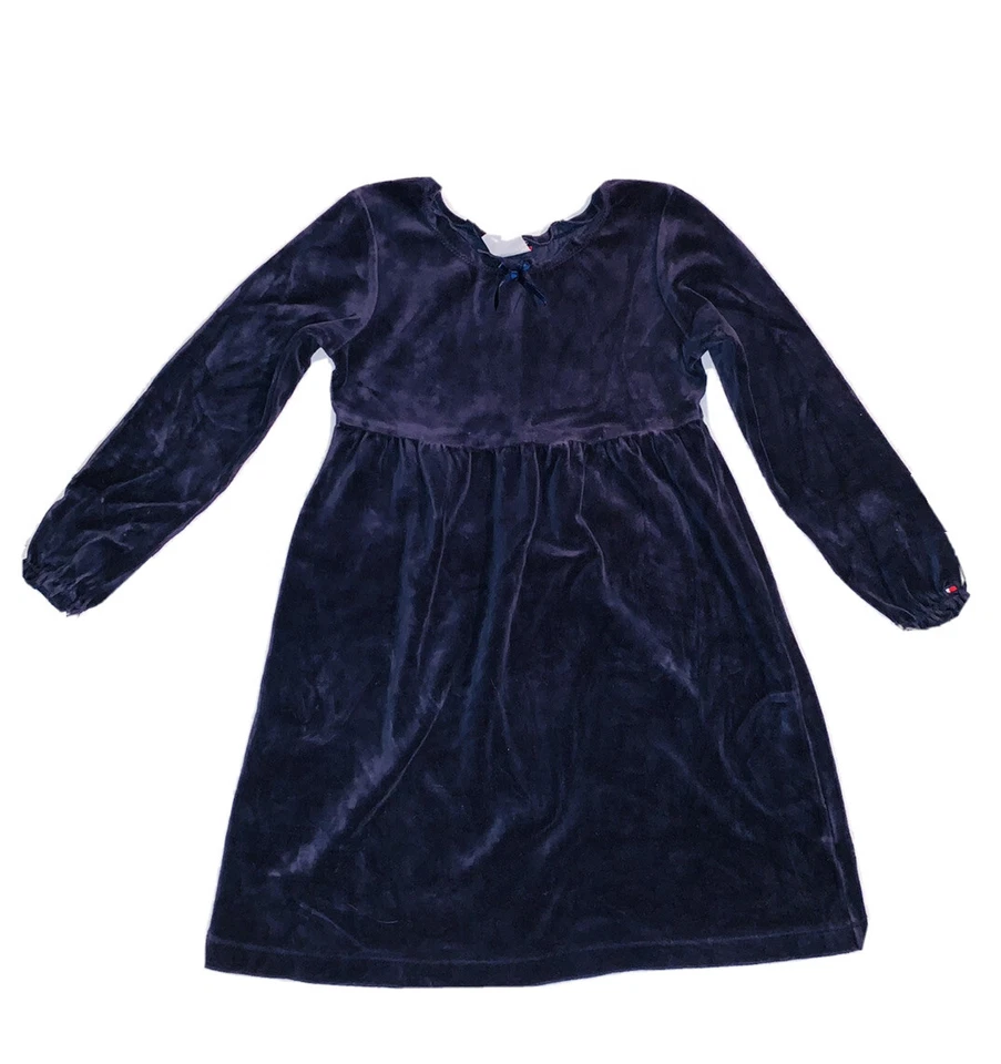 Vestido de veludo feminino Tommy Hilfiger tamanho 6 manga longa - Imagem 1 de 4