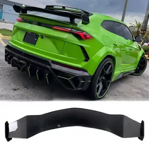 REAL CARBON FIBER GT STYLE REAR TRUNK SPOILER WING KITS FOR LAMBORGHINI URUS - Bild 1 von 10
