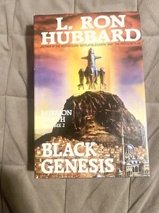 📒Black Genesis Hardcover L Ron Hubbard 2742 - Picture 1 of 12