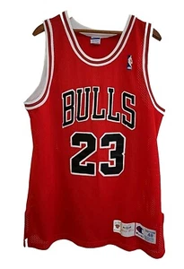 Vintage 90er Jahre Michael Jordan Champion Basketball Trikot Bulls Team Pro Cut authentisch - Bild 1 von 8