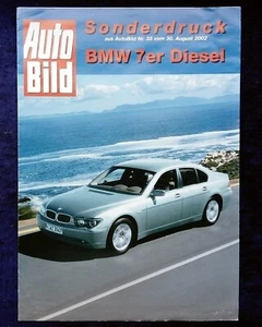 BMW 7er E65, 730d und 740d, Sonderdruck 8.2002 - Picture 1 of 2