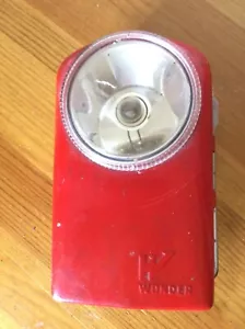 Vintage red Wonder torch made in France - Picture 1 of 2