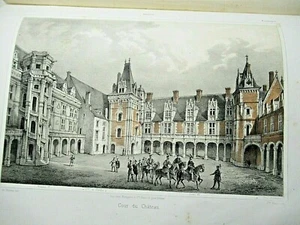 DE LA SAUSSAYE HISTOIRE CHATEAU DE BLOIS 1840 EO Illustré ENVOI Signé IN-FOLIO - Picture 1 of 12