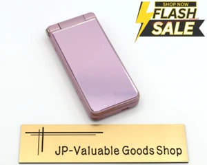 [C] SHARP AQUOS Keitai 2 601SH 602SH Pink Unlocked SIM Free Flip Phone Japan - Afbeelding 1 van 19