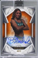 2020 Topps UFC Striking Signatures Orange /50 Barb Honchak #STS-BH Auto