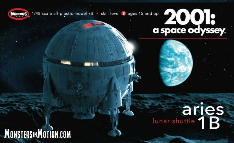 2001 Aries-1B Lunar Carrier 1/48 Scale Model Kit NEW SEALED 184MB203 - Image 1 of 4