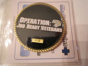 U.S. ARMY JOB READY VETERANS CHALLENGE COIN BRAND NEW - Picture 1 of 2