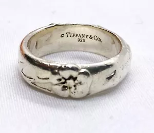 Tiffany & Co. Natur Rose Blume Ring selten Sterlingsilber 5,25 - Bild 1 von 8