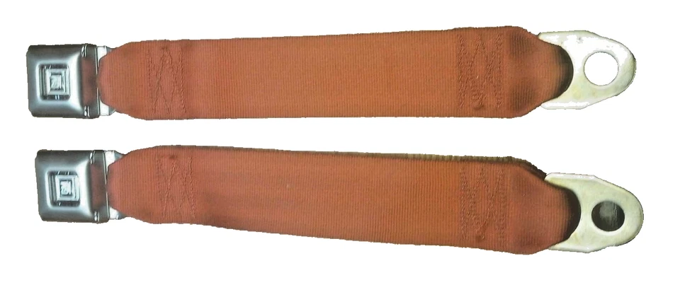 NUEVO 1991 1996 Chevrolet Corvette, juego de 2 hebillas de cinturón de seguridad rojo Foto 1 de 1