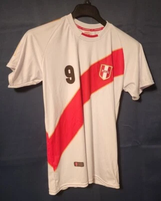 Paolo Guerrero #9 Peru Fifa World Cup Russia 2018 Jersey Shirt Adult Large? - Image 1 of 4