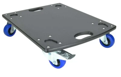 ADAM HALL Transportroller 560 kg Rollbrett 80 mm Lenkrollen m/o Feststellbremse - Bild 1 von 4