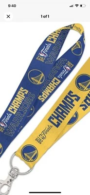 Golden State Warriors 2022🔥 NBA World Champions Key Strap FREE SHIP!!wristlet - Image 1 of 2