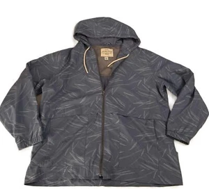 Weatherproof Blue Zip Up Hooded Patterned Jacket Size XXL - Picture 1 of 5