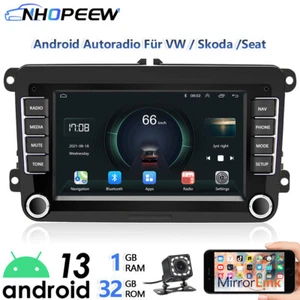 Radio de coche Android + cámara para VW GOLF 5 6 Passat Touran Tiguan EOS con navegador GPS - Imagen 1 de 14