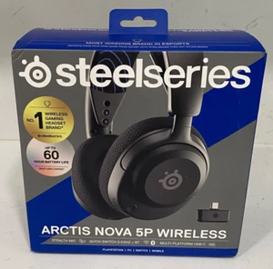 SteelSeries Arctis Nova 5P Wireless Gaming Headset for PS5 & PS4 (Black) - Picture 1 of 4