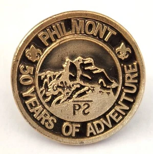 Panel de bronce Philmont Scout Ranch NS16 1988 50th Ann extensión BSA - Imagen 1 de 2