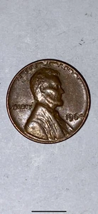 1964P US LINCOLN PENNY Bad Stamp Liberty - Picture 1 of 2
