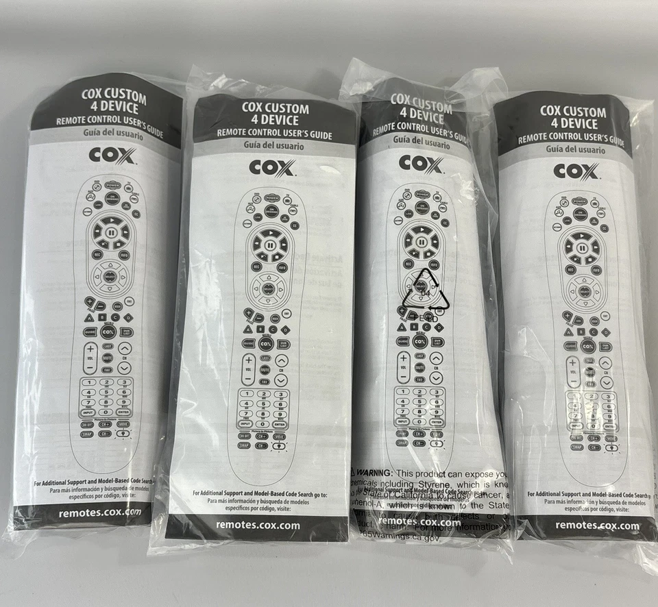 COX Cable 4 Device Universal Remote Control Cisco URC8820