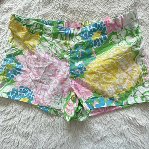 Pantalones Cortos Lily Pulitzer Niñas Estampado Floral Talla 7 - Imagen 1 de 3