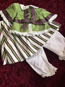 American Girl Marie Grace’s Party Outfit im Ruhestand grün lila - Bild 1 von 7