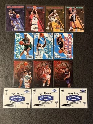 1997 - 98 Fleer 多种插入 13 张卡套装飙升明星新秀回转 — 第 1/4 张图片