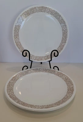Vintage Corelle "Woodland", Set of 3 Dinner Plates, Discontinued Pattern - Image 1 of 4