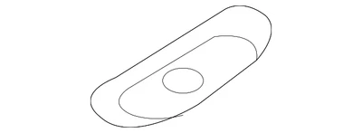 Original Ford Ecosport Parasol Tapa Cubierta Beige LH OEM CN1Z-58672A40-AF Foto 1 de 4