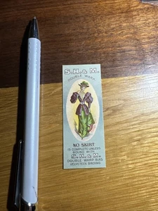 S.H.&M Double Warp Samt Rock Bindung Sammelkarte 1"x3" U457 - Bild 1 von 2