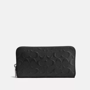 NWT F58113 Authentic COACH Men Signature Leather Accordion Wallet - Picture 1 of 9