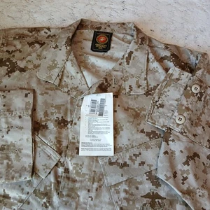 NEW US Navy Marine Corps American Apparel Desert Camo Mens LG REG Insect Guard - Picture 1 of 17