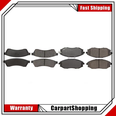 Front Rear Disc Brake Pad Set For Chevrolet Epica 2009 2006 2005 2004 - Image 1 of 4