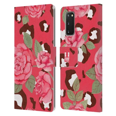 HEAD CASE DESIGNS VINTAGE PRINTS LEATHER BOOK WALLET CASE FOR SAMSUNG PHONES 1 - Image 1 of 4