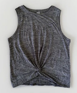 Camiseta sin mangas Yogalicious Twist-Front ropa deportiva talla XS azul - Imagen 1 de 5
