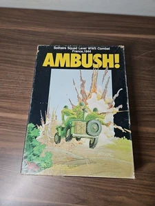 AMBUSH Solitaire Squad Level WWII Combat France 1944 Victory Games 1983 - Picture 1 of 8
